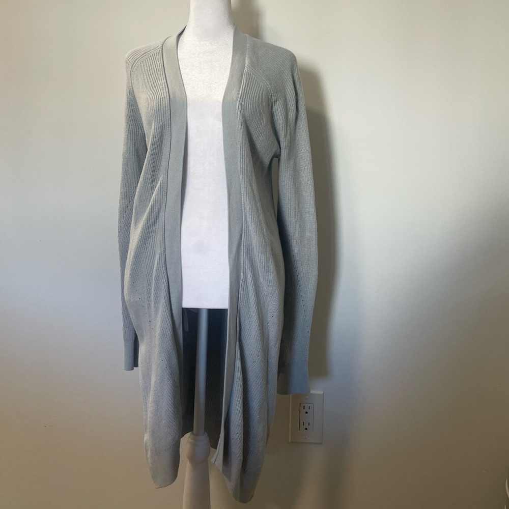 Abercrombie & Fitch Light Blue Long Cardigan